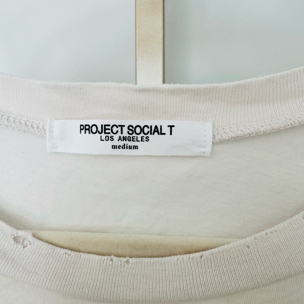 Project Social White 'Cocktail Time' Sleeveless Top - Picture 2 of 2